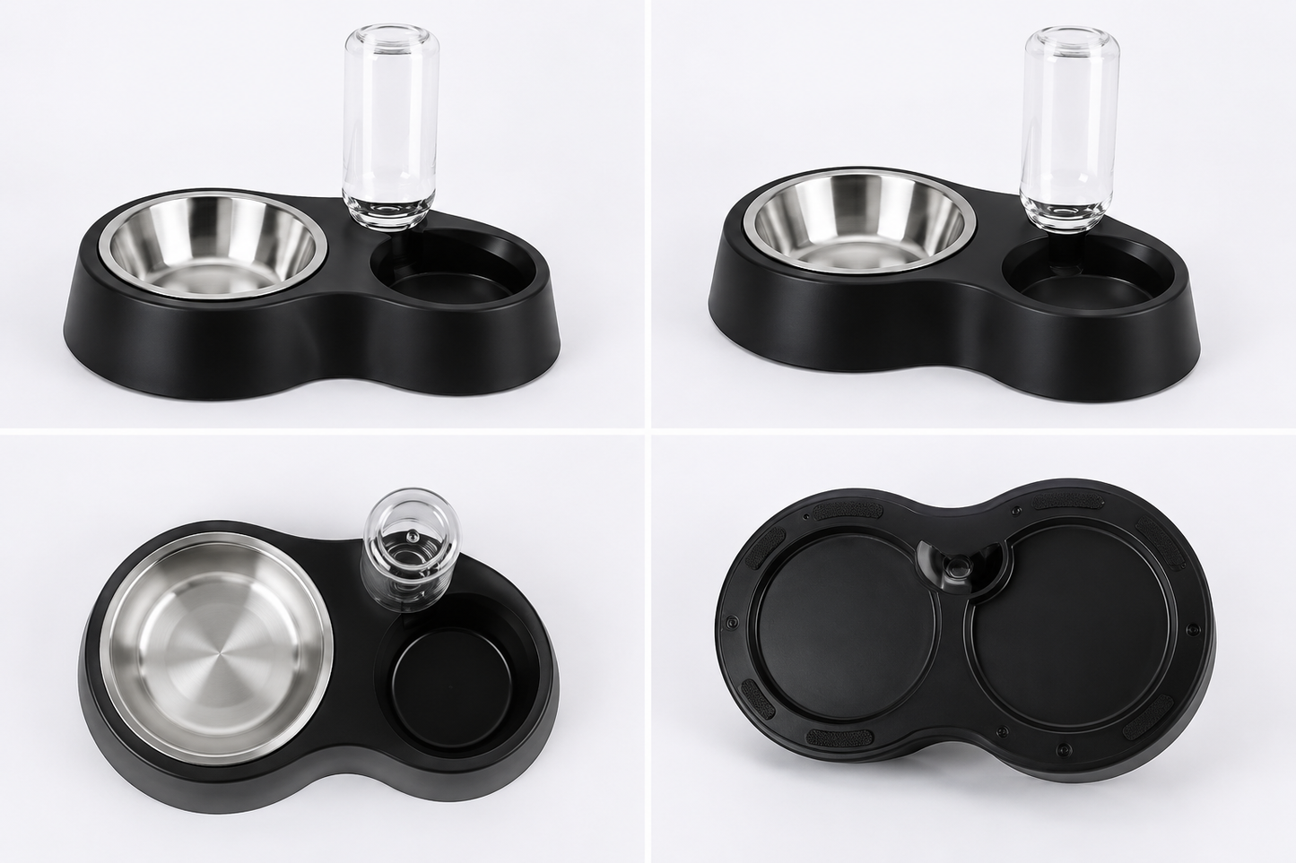 🐾 2-in-1 Automatic Pet Food & Water Feeder